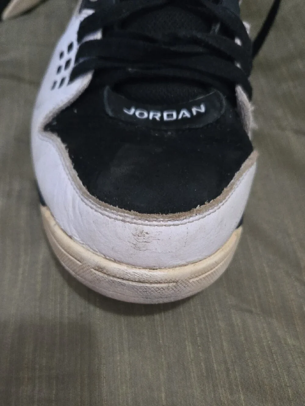 Jordan Men’s Black and White High-Top Sneakers